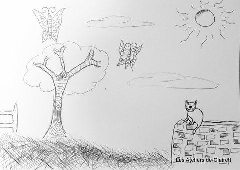 dessin au stylo bic Dessin bille et marqueur Ados