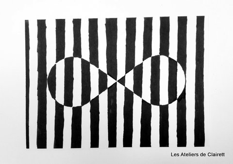 Op Art à la manière du zébre Vasarely