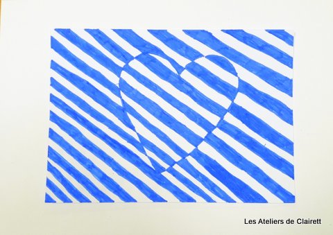 Op Art à la manière du zébre Vasarely