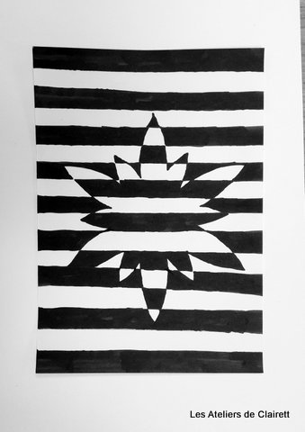 Op Art à la manière du zébre Vasarely
