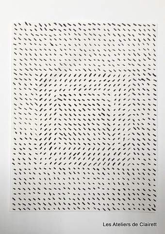 Tableau à la manière de Tlinko de Vasarely - Math et Bio pour les élementaires