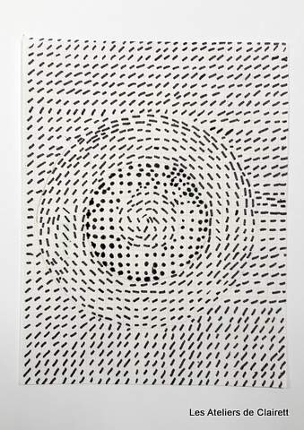 Tableau à la manière de Tlinko de Vasarely - Math et Bio pour les élementaires