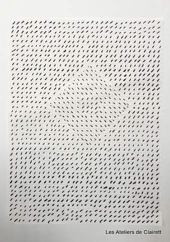 Tableau à la manière de Tlinko de Vasarely - Math et Bio pour les élementaires