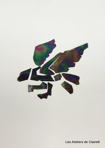 Animaux géométriques arc en ciel