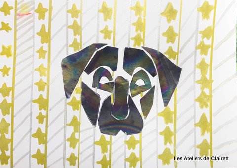 Animaux géométriques arc en ciel