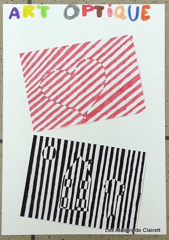 Poster d'art optique