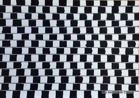 Art optique droites déformées