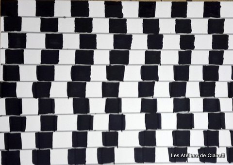 Art optique droites déformées