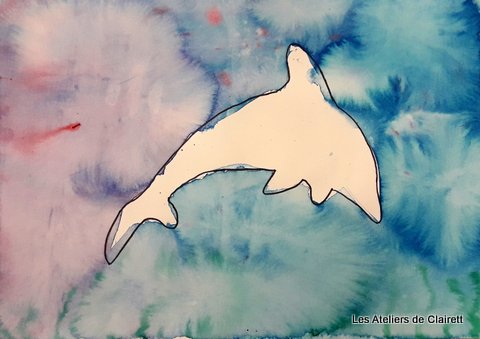 animaux encre polychrome