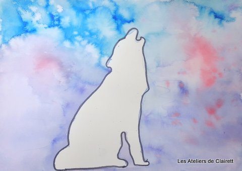 animaux encre polychrome