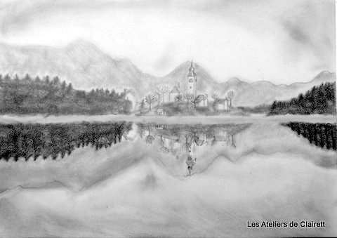 estompe crayon graphite