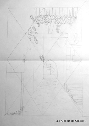 dessin au quadrillage