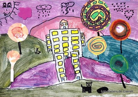 https://www.lesateliersdeclairett.com/peinture-enfant-hundertwasser/