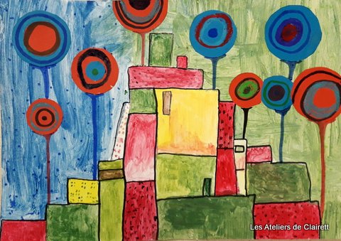 https://www.lesateliersdeclairett.com/peinture-enfant-hundertwasser/