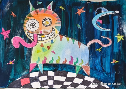 chat steve hickok dessin enfant