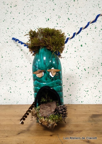 mangeoire halloweenesque recylée