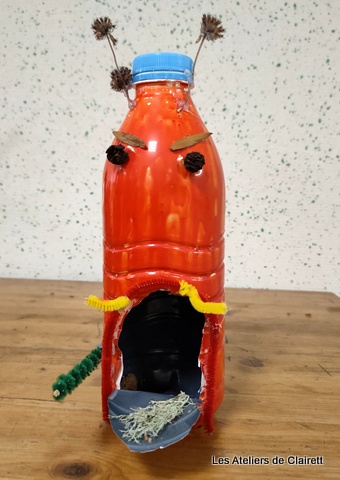 mangeoire halloweenesque recylée