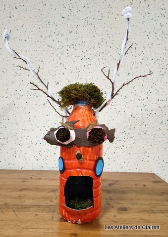 mangeoire halloweenesque recylée