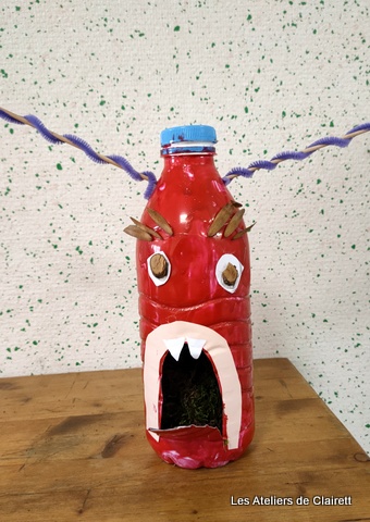 mangeoire halloweenesque recylée