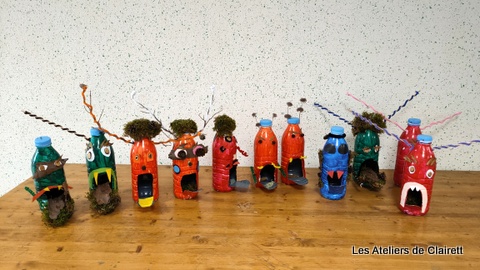 mangeoire à oiseau d'halloween recylée mangeoire halloweenesque recylée