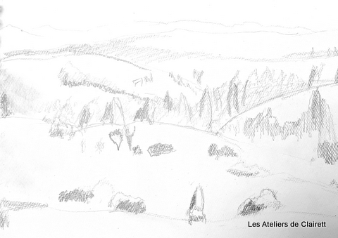 Croquis et paysage