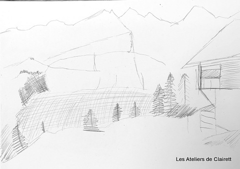 Croquis et paysage
