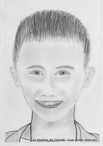 Stage de dessin portrait noir et blanc de face Stage de dessin portrait noir et blanc de face