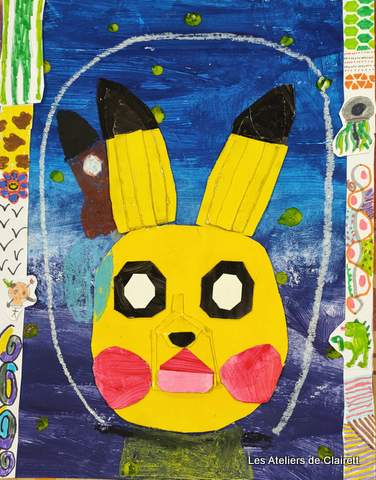 tableau animalier en relief