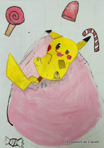 tableau animalier en relief