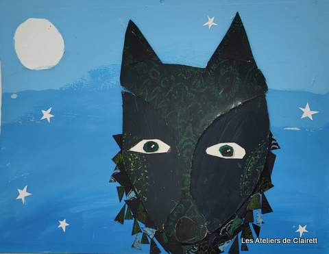 tableau animalier en relief