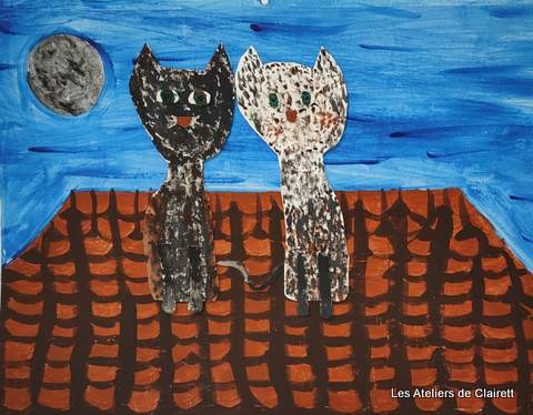 tableau animalier en relief