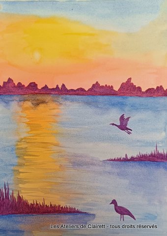 cours aquarelle monts du lyonnais