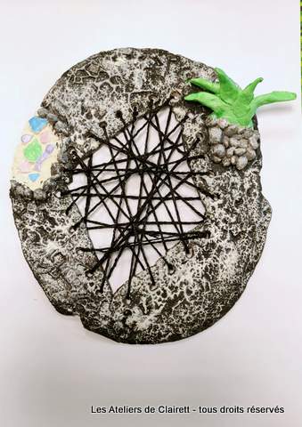 Deco argile laine arts plastique enfant